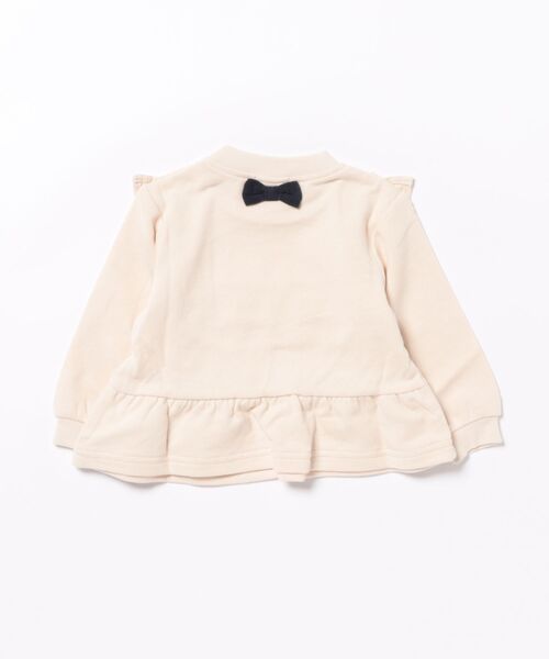 RAGMART（ラグマート）の「フリル裏毛トレーナー（スウェット・キッズ・イエロー/アイボリー・90cm/95cm/80ｃｍ）」の3枚目の写真