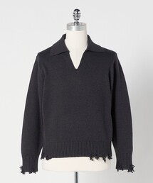 未使用◼️ユナイテッドアローズAEWEN MATOPHモヘヤVネックニット H BEAUTY&YOUTH UNITED ARROWS（エイチビューティーアンドユース