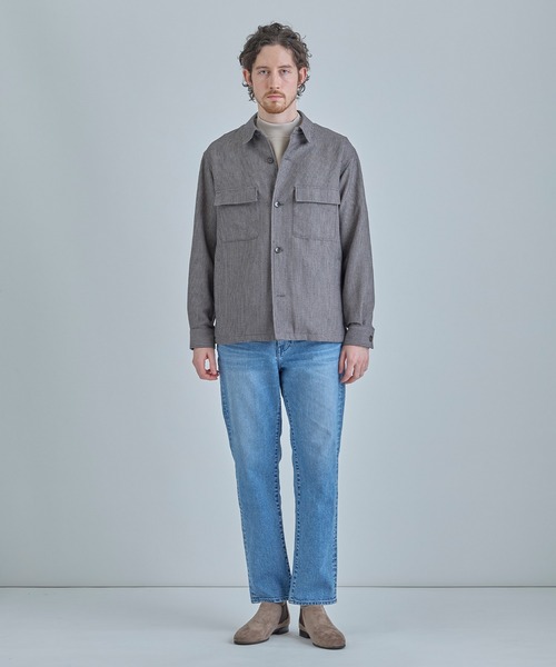 MEN'S BIGI（メンズビギ）の「【RED CARD/レッドカード】別注 Bass クリーンライトデニム（デニムパンツ・メンズ・ブルー・31/29/28/30/32）」の6枚目の写真