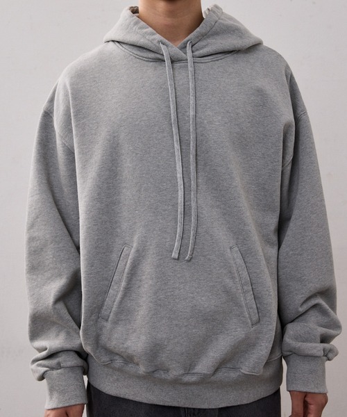THE CLE（ザクレ）の「BACK LOGO SWEAT HOODIE / バックロゴスウェットフーディー【バックロゴ】【フード】 パーカー スウェット トップス メンズ（スウェット・メンズ・ブラック/グレー・1/2）」の15枚目の写真