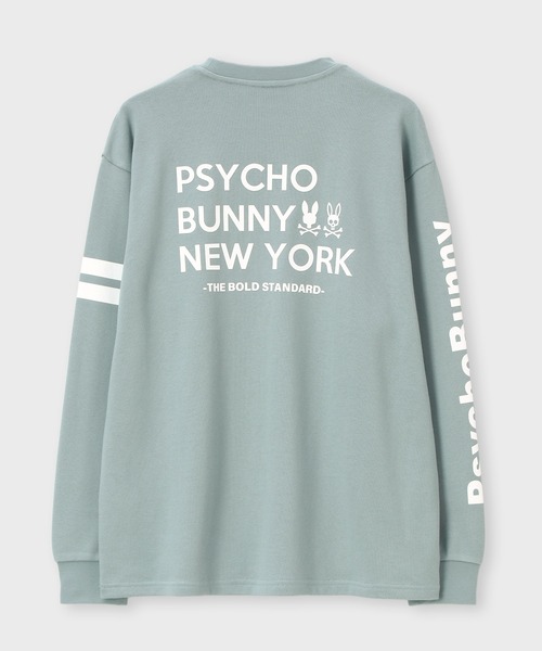 Psycho Bunny(サイコバニー)の「2BUNNYバックプリント ロングスリーブTシャツ(Tシャツ/カットソー・メンズ・ライトグレー/ミント/ネイビー・X-LARGE/LARGE/MEDIUM/SMALL)」の16枚目の写真