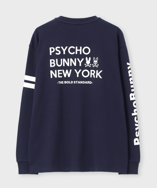 Psycho Bunny(サイコバニー)の「2BUNNYバックプリント ロングスリーブTシャツ(Tシャツ/カットソー・メンズ・ライトグレー/ミント/ネイビー・X-LARGE/LARGE/MEDIUM/SMALL)」の6枚目の写真