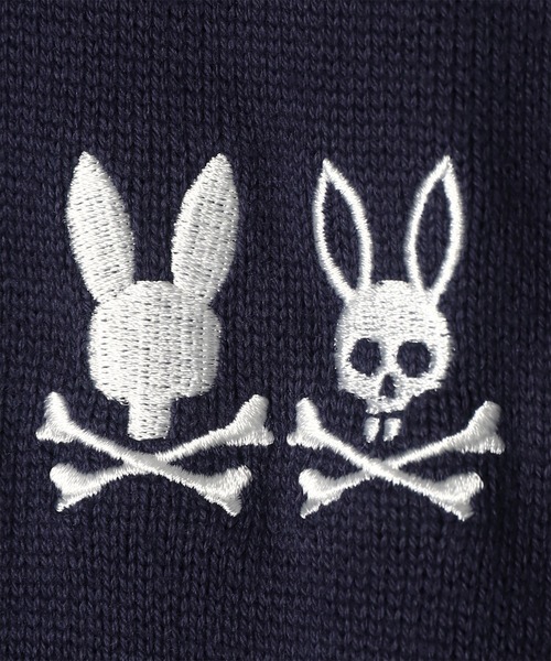 Psycho Bunny(サイコバニー)の「2BUNNYバックプリント ロングスリーブTシャツ(Tシャツ/カットソー・メンズ・ライトグレー/ミント/ネイビー・X-LARGE/LARGE/MEDIUM/SMALL)」の10枚目の写真