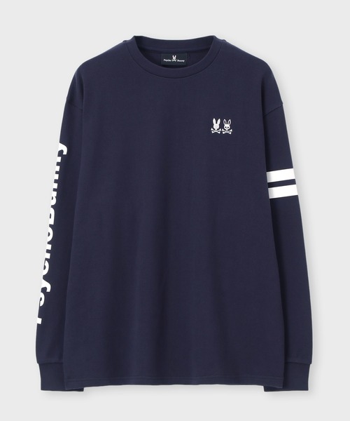 Psycho Bunny(サイコバニー)の「2BUNNYバックプリント ロングスリーブTシャツ(Tシャツ/カットソー・メンズ・ライトグレー/ミント/ネイビー・X-LARGE/LARGE/MEDIUM/SMALL)」の5枚目の写真