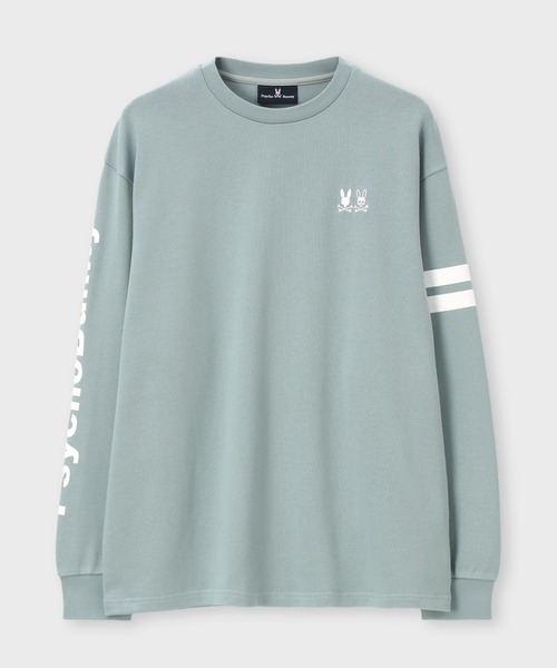 Psycho Bunny(サイコバニー)の「2BUNNYバックプリント ロングスリーブTシャツ(Tシャツ/カットソー・メンズ・ライトグレー/ミント/ネイビー・X-LARGE/LARGE/MEDIUM/SMALL)」の4枚目の写真