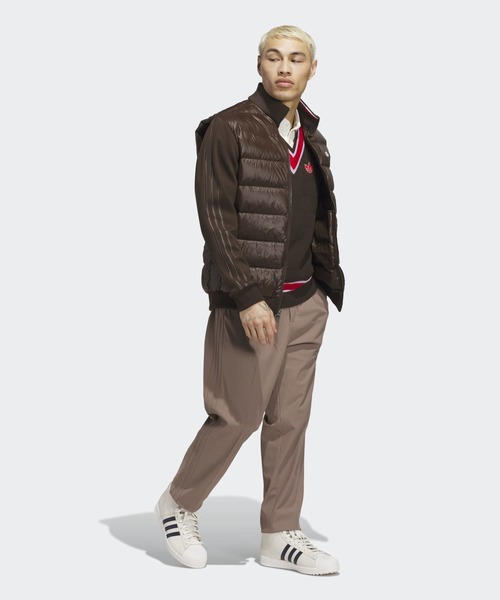 adidas（アディダス）の「Originalsダウンジャケット【adidas Golf/アディダスゴルフ】（ダウンジャケット/コート・メンズ・ダークブラウン/コバルトブルー・XX-LARGE/LARGE/MEDIUM/X-LARGE）」の8枚目の写真