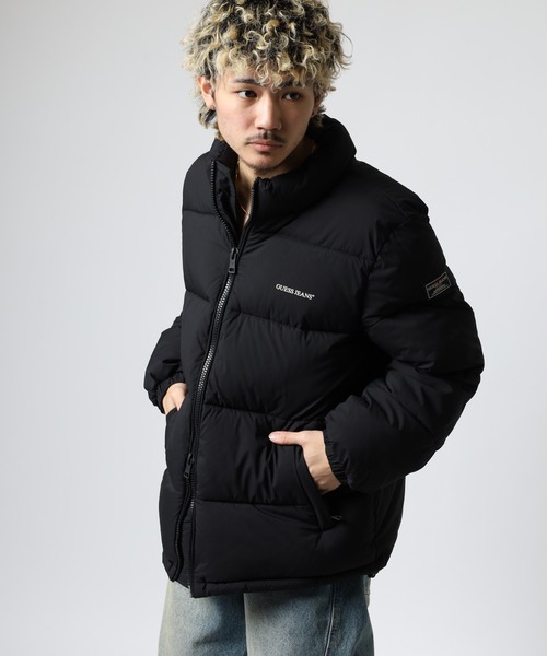 GUESS JEANS（ゲスジーンズ）の「GUESS JEANS パファージャケット（ダウンジャケット/コート・レディース・ブラック/オフホワイト/レッド・XS/S/M/L）」の5枚目の写真