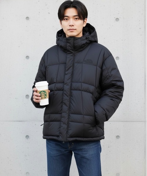 THE NORTH FACE(ザノースフェイス)の「【THE NORTH FACE】ノースフェイス 韓国限定 WHITE LABEL WAVE LT ON JACKET ウェーブ ライト オン ジャケット/NJ3NR54(ダウンジャケット/コート・メンズ・ブラック/グレー・MEDIUM/LARGE/X-LARGE)」の5枚目の写真
