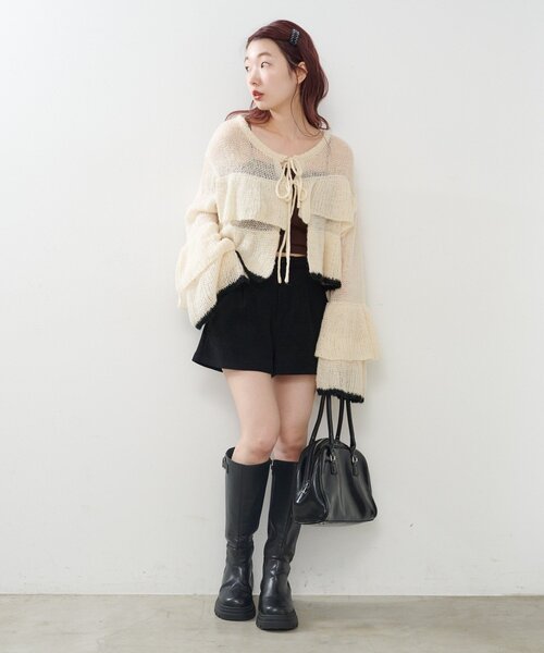 セール】フリルニット（ニット/セーター）｜Kastane（カスタネ）の