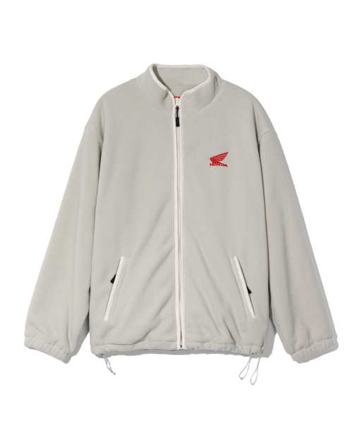 PHYPS MOTORCYCLE(フィップスモーターサイクル)の「Honda Original Wing logo Fleece Jacket Beige(その他アウター・レディース・その他・SMALL/MEDIUM/LARGE/X-LARGE)」の2枚目の写真