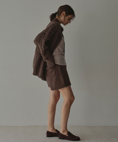 ローゲージニットショートパンツ