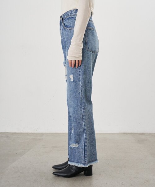 SHENERY（シーナリー）の「クラッシュデニム（デニムパンツ・レディース・ブルー/ブルー系その他・38/36）」の11枚目の写真