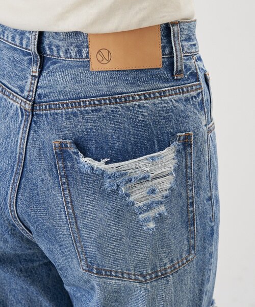 SHENERY（シーナリー）の「クラッシュデニム（デニムパンツ・レディース・ブルー/ブルー系その他・38/36）」の13枚目の写真