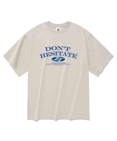 RADINEO(ラディネオ)の「スローガン半袖Tシャツベージュ(Tシャツ/カットソー・メンズ・その他・LARGE/MEDIUM/SMALL/X-LARGE)」の1枚目の写真