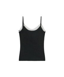 Flori Sleeveless T-Shirt _ Black