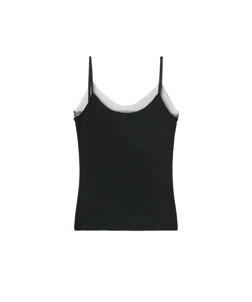 MAYVERU(メイバーユー)の「Flori Sleeveless T-Shirt _ Black(Tシャツ/カットソー・レディース・ブラック・FREE)」の4枚目の写真