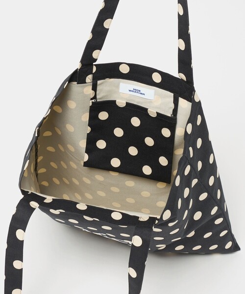 NICE WEATHER（ナイスウェザー）の「＜NICE WEATHER＞ドット シグネチャーロゴ トートバッグ（トートバッグ・レディース・その他2/その他1・FREE）」の8枚目の写真