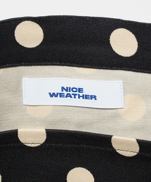 NICE WEATHER（ナイスウェザー）の「＜NICE WEATHER＞ドット シグネチャーロゴ トートバッグ（トートバッグ・レディース・その他2/その他1・FREE）」の10枚目の写真