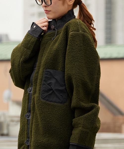 Garance et VioLette/ギャランスエトヴィオレット レイヤードボアブルゾン