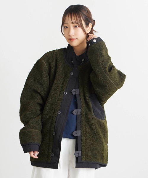 Garance et VioLette/ギャランスエトヴィオレット レイヤードボアブルゾン