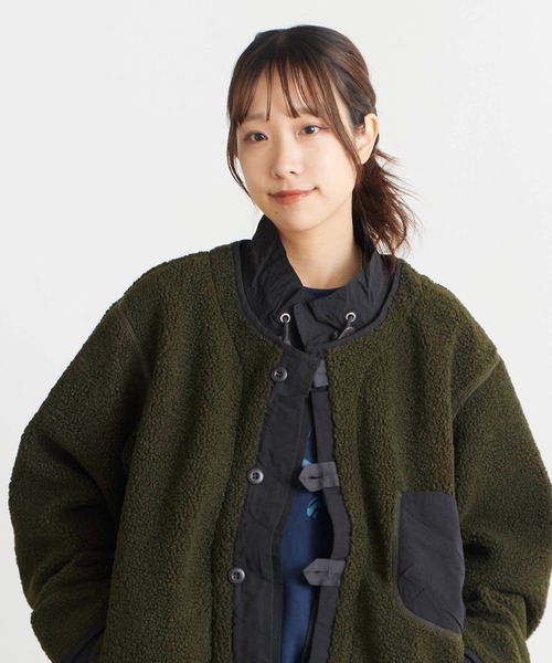 Garance et VioLette/ギャランスエトヴィオレット レイヤードボアブルゾン