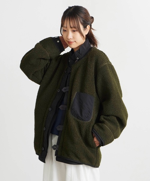 Garance et VioLette/ギャランスエトヴィオレット レイヤードボアブルゾン