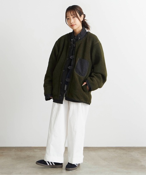 Garance et VioLette/ギャランスエトヴィオレット レイヤードボアブルゾン
