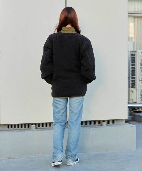 Garance et VioLette/ギャランスエトヴィオレット レイヤードボアブルゾン