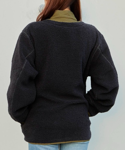 Garance et VioLette/ギャランスエトヴィオレット レイヤードボアブルゾン