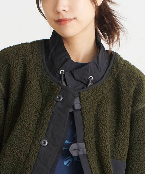 Garance et VioLette/ギャランスエトヴィオレット レイヤードボアブルゾン