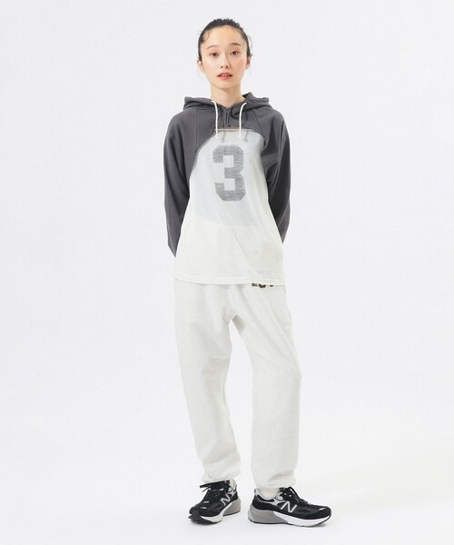 BEAMS BOY（ビームスボーイ）の「スウェット ボレロ（スウェット・レディース・ナチュラル/チャコールグレー/ピンク・ONE SIZE）」の8枚目の写真