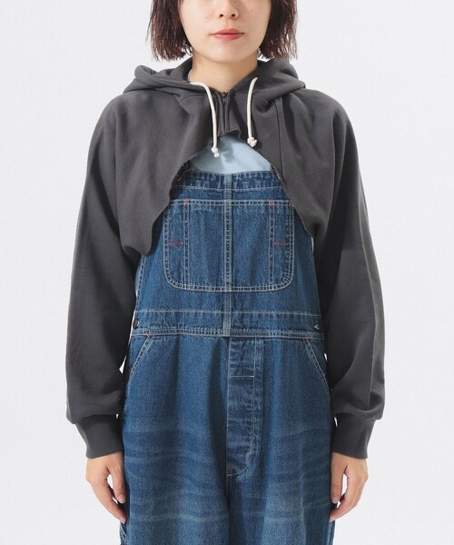 BEAMS BOY（ビームスボーイ）の「スウェット ボレロ（スウェット・レディース・ナチュラル/チャコールグレー/ピンク・ONE SIZE）」の16枚目の写真