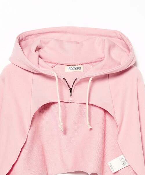BEAMS BOY(ビームスボーイ)の「スウェット ボレロ(スウェット・レディース・ナチュラル/チャコールグレー/ピンク・ONE SIZE)」の22枚目の写真