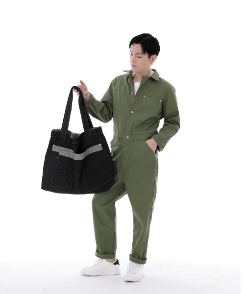 SAINTCREW(セントクルー)の「ウォーカー&ビルダーメガビックデニムショルダーバッグWBM-109ブラックBRS(エコバッグ/サブバッグ・メンズ・その他・フリー)」の10枚目の写真