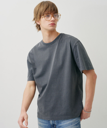 FIELDERS（フィールダーズ）の「BASIC BACK INCISION SHORT-SLEEVED T-SHIRT CHARCOAL（Tシャツ/カットソー）」