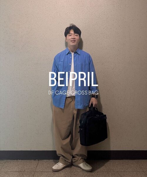 BEIPRIL(ベイプリル)の「DFケージクロスバッグ (L) (ブラック)(メッセンジャーバッグ・メンズ・その他・FREE)」の6枚目の写真