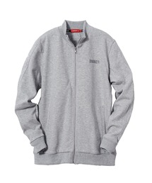 DIVINER GOLF（ディバイナー ゴルフ）の「【DIVINER GOLF】スムース袖刺繍スタンドジャケット メンズ ゴルフウェア スウェット スエット ブラック ネイビー グレー 春服 冬服（その他アウター）」