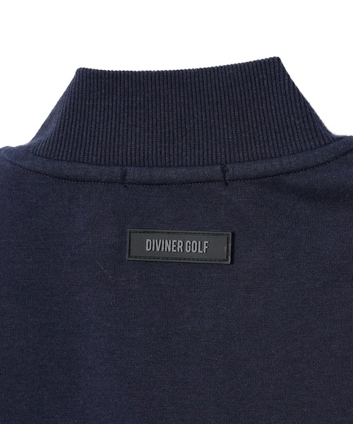 DIVINER GOLF(ディバイナー ゴルフ)の「【DIVINER GOLF】スムース袖刺繍スタンドジャケット メンズ ゴルフウェア スウェット スエット ブラック ネイビー グレー 春服 冬服(その他アウター・メンズ・ネイビー/杢グレー/ブラック・XXL/XL/L/M)」の16枚目の写真