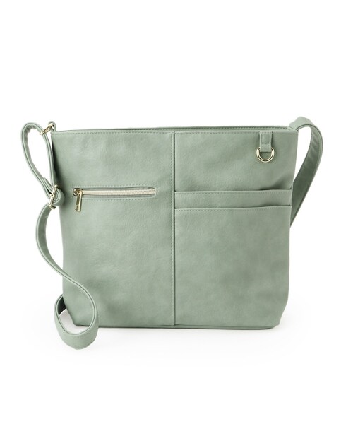 SHOO・LA・RUE(シューラルー)の「【8ポケット】フロント切替 ショルダーバッグ(ショルダーバッグ・レディース・ベージュ/ライトパープル/グリーン/ピンク系/ブルー/ブラック・00)」の19枚目の写真