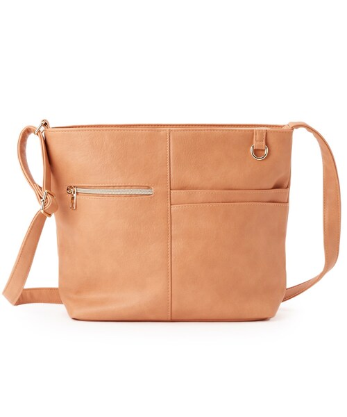 SHOO・LA・RUE(シューラルー)の「【8ポケット】フロント切替 ショルダーバッグ(ショルダーバッグ・レディース・ベージュ/ライトパープル/グリーン/ピンク系/ブルー/ブラック・00)」の18枚目の写真