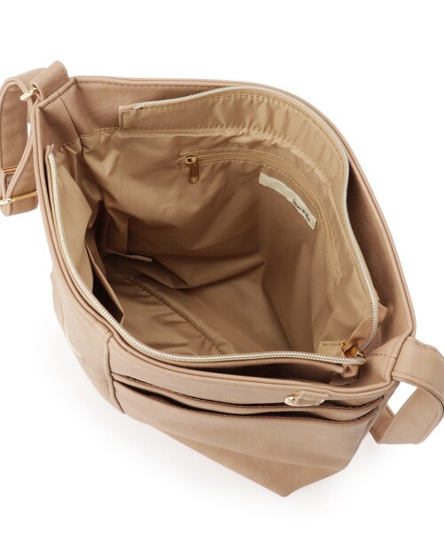 SHOO・LA・RUE（シューラルー）の「【8ポケット】フロント切り替えショルダーバッグ（ショルダーバッグ・レディース・ベージュ/ライトパープル/グリーン/ピンク系/ブルー/ブラック・00）」の18枚目の写真