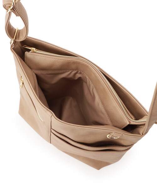 SHOO・LA・RUE（シューラルー）の「【8ポケット】フロント切り替えショルダーバッグ（ショルダーバッグ・レディース・ベージュ/ライトパープル/グリーン/ピンク系/ブルー/ブラック・00）」の14枚目の写真