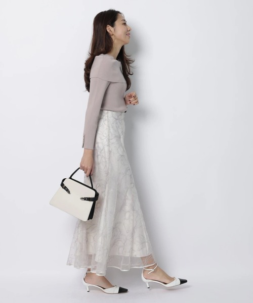 JUSGLITTY(ジャスグリッティー)の「キラキラ刺繍マーメイドスカート(スカート・レディース・モカ/ミント・0/1/2)」の7枚目の写真