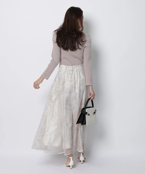 JUSGLITTY(ジャスグリッティー)の「キラキラ刺繍マーメイドスカート(スカート・レディース・モカ/ミント・0/1/2)」の8枚目の写真