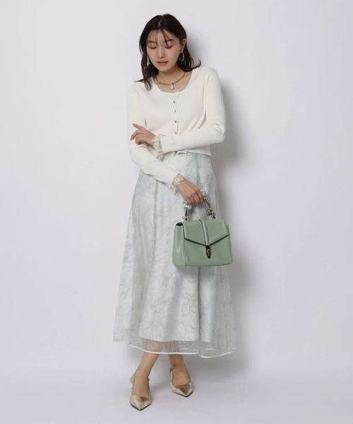 JUSGLITTY(ジャスグリッティー)の「キラキラ刺繍マーメイドスカート(スカート・レディース・モカ/ミント・0/1/2)」の11枚目の写真