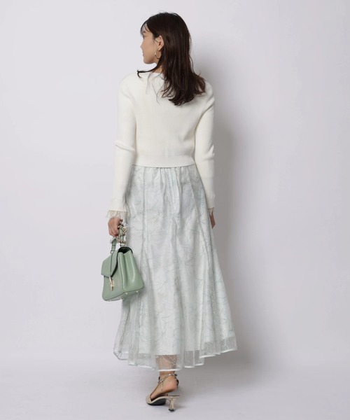 JUSGLITTY(ジャスグリッティー)の「キラキラ刺繍マーメイドスカート(スカート・レディース・モカ/ミント・0/1/2)」の12枚目の写真