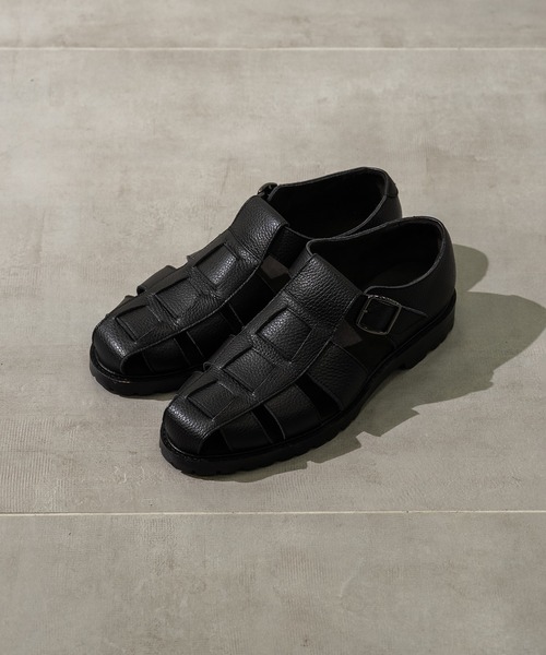 CITY TOKYO（シティトウキョウ）の「【CITY TOKYO/シティートーキョー】Vibram sole gurkha sandal（サンダル・メンズ・ダークブラウン/ブラック・1/2/3）」の2枚目の写真