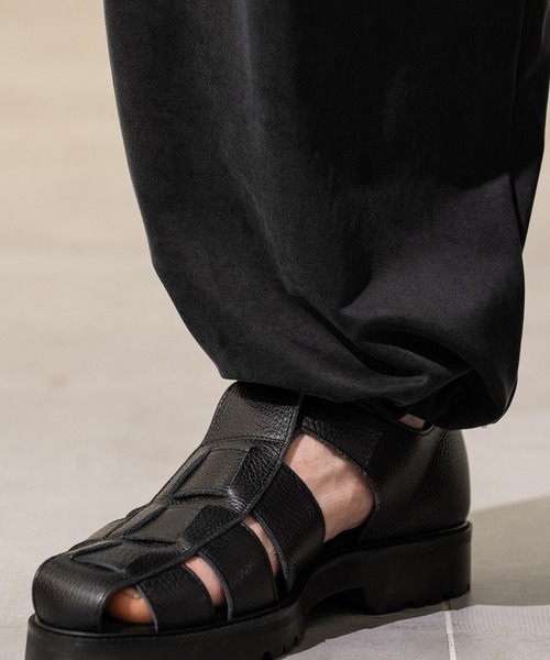 CITY TOKYO（シティトウキョウ）の「【CITY TOKYO/シティートーキョー】Vibram sole gurkha sandal（サンダル・メンズ・ダークブラウン/ブラック・1/2/3）」の4枚目の写真