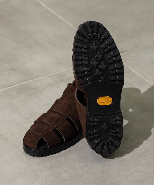 CITY TOKYO（シティトウキョウ）の「【CITY TOKYO/シティートーキョー】Vibram sole gurkha sandal（サンダル・メンズ・ダークブラウン/ブラック・1/2/3）」の11枚目の写真