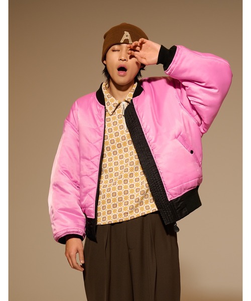 Little sunny bite（リトルサニーバイト）の「《AVIREX x little sunny bite MA1》（MA-1・レディース・ブラック×ピンク・MEDIUM）」の20枚目の写真